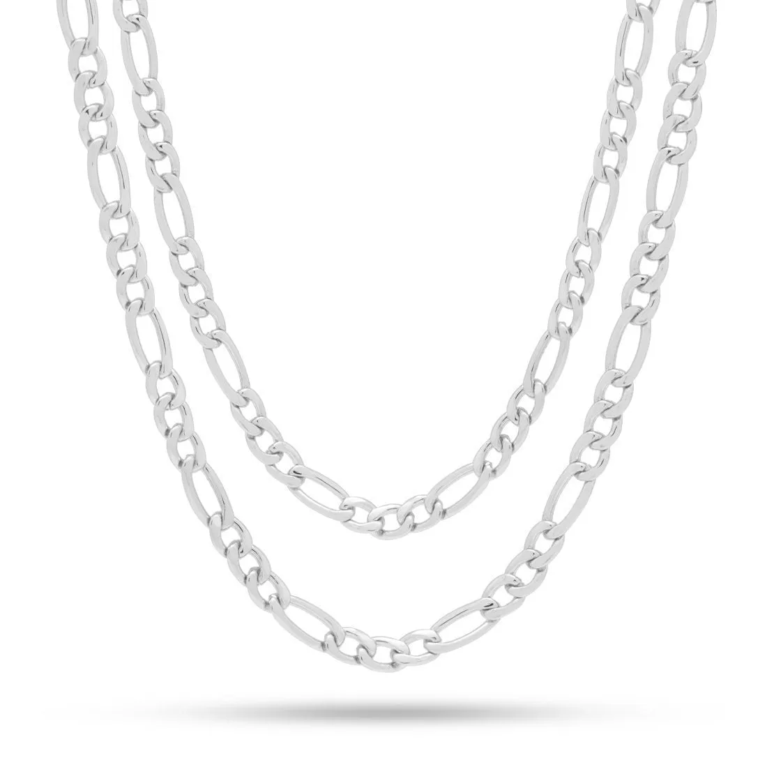 5mm Figaro Chain Choker Set