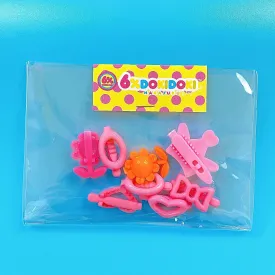 6% DOKIDOKI "flakes" hair clips