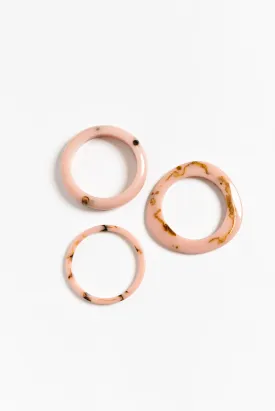 Ami Pink Bangle Set