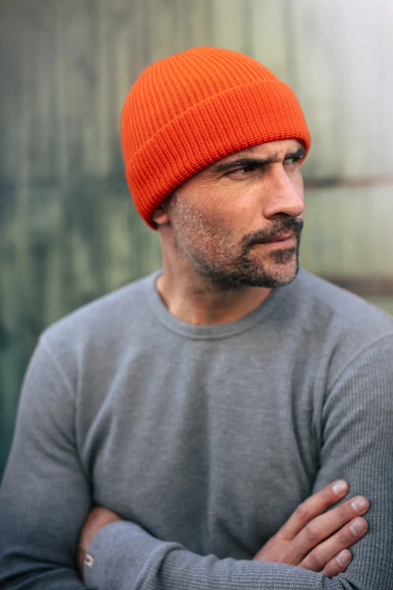 &SONS New Watchcap Beanie Orange