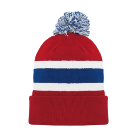 Athletic Knit (AK) A1830Y-308 Youth Montreal Red Hockey Toque/Beanie