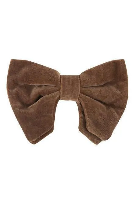 Avant Garde Bowtie - Brown Velvet