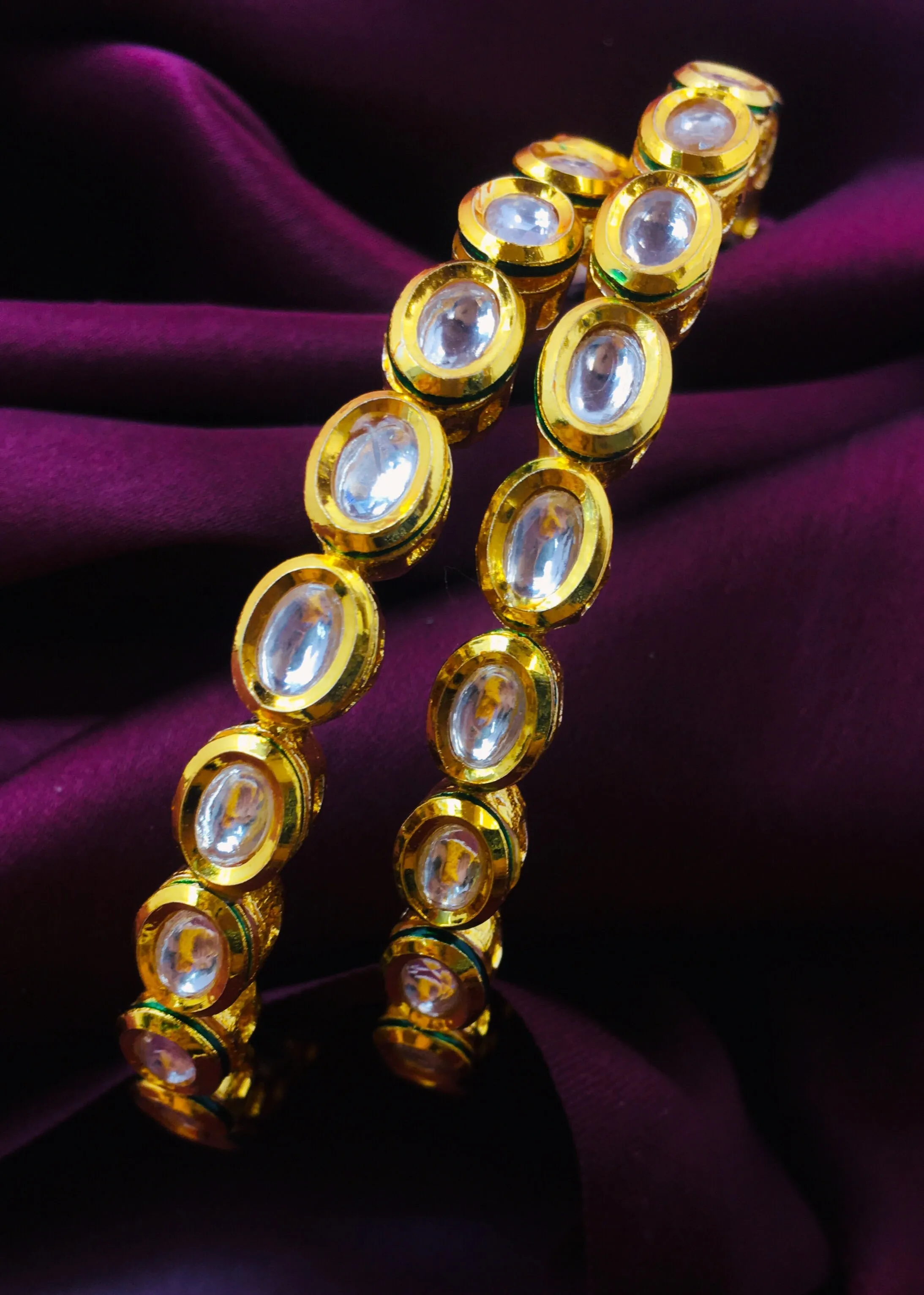 BEAUTIFUL KUNDAN BANGLES