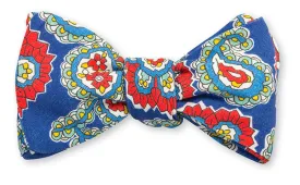 Blue Frampton Paisley Bow Tie - B5281