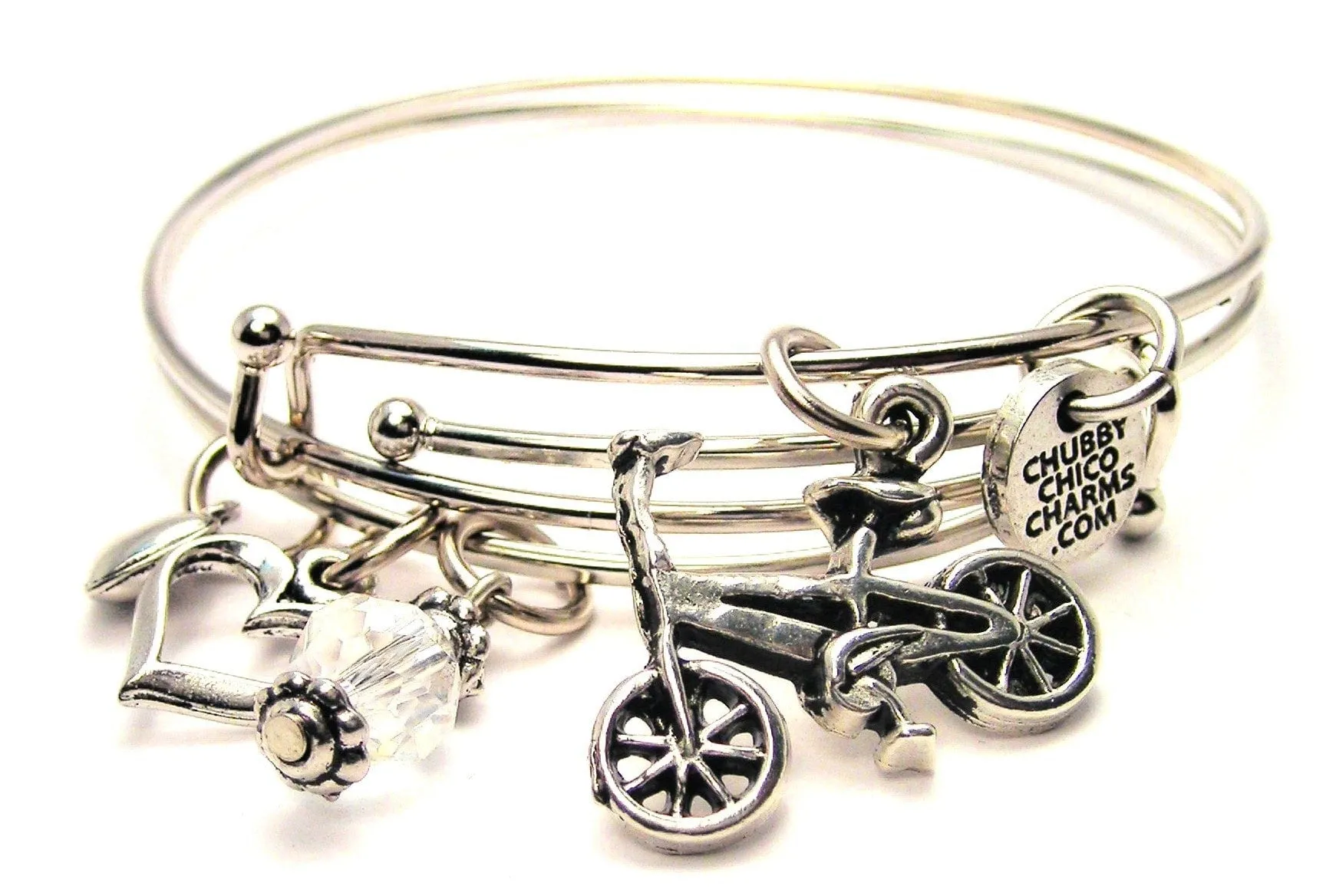 BMX Bike Expandable Bangle Bracelet Set