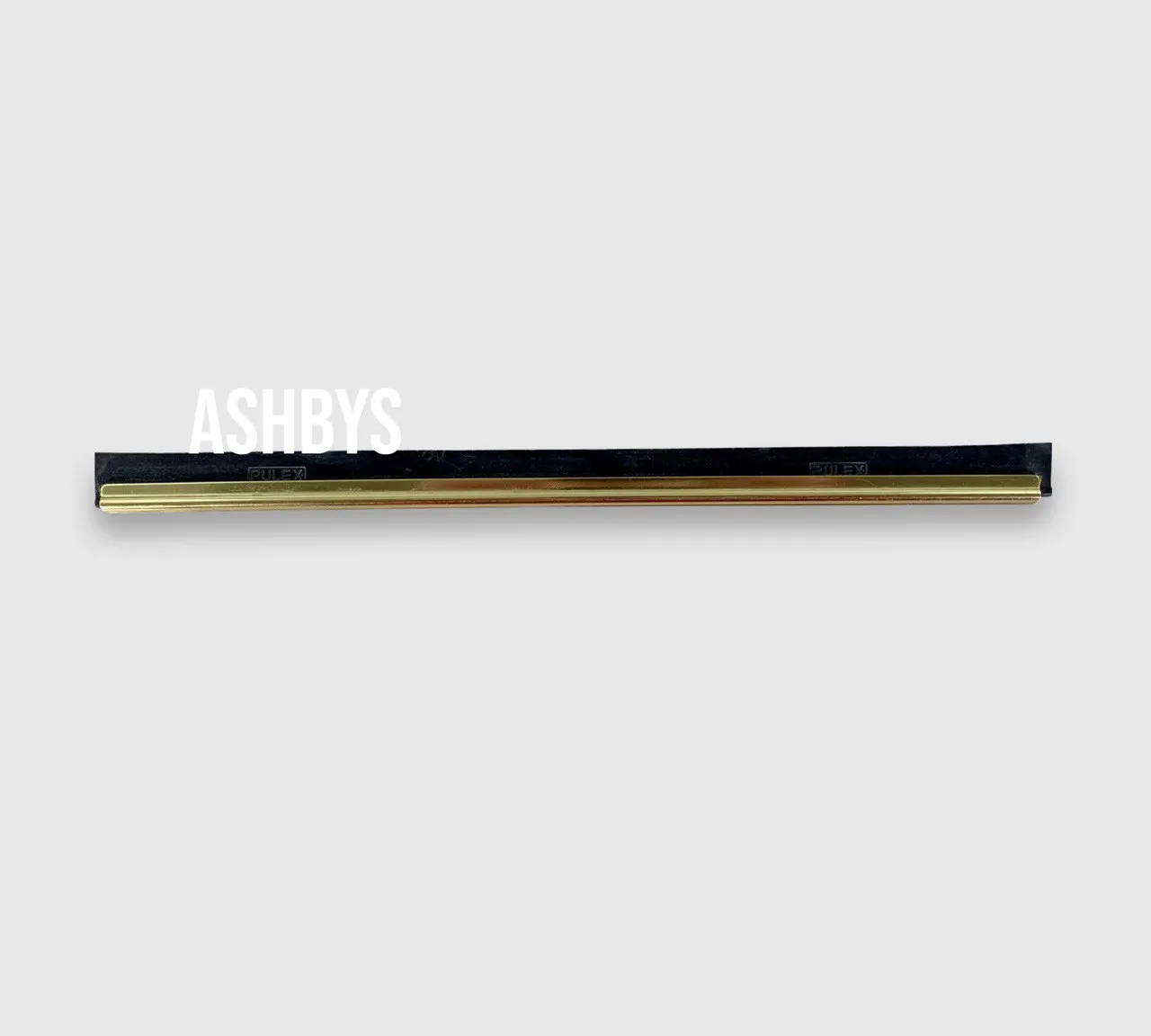 Brass Channel & Rubber (35 cm / 14 inch) - for Window Cleaning