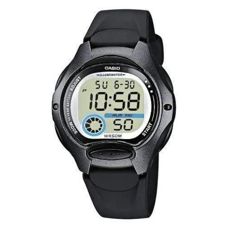 Casio LW-200-1B Black Resin Strap Watch for Women