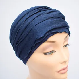 Chemo Head Wrap Navy