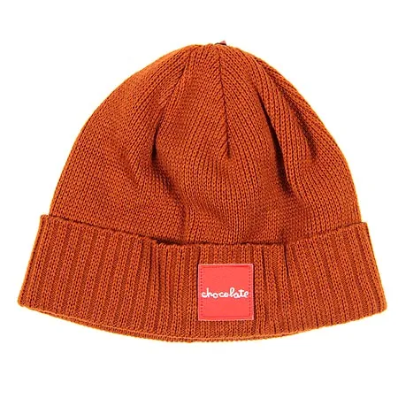 Chocolate Red Square Beanie