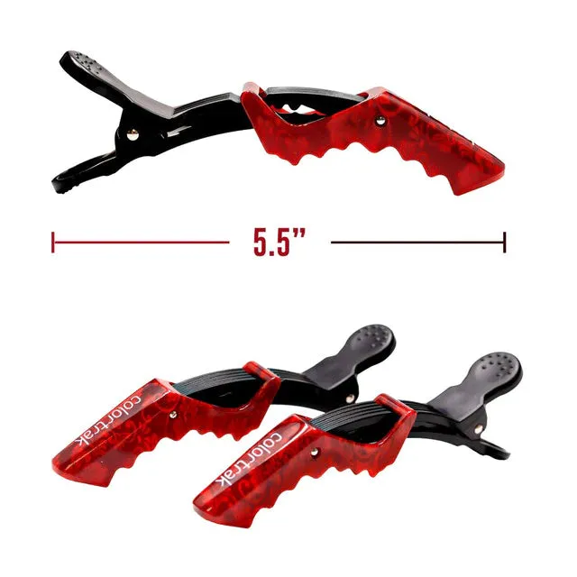 Colortrak Gothica Collection Croc Clips - 4Pk