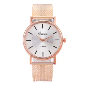 Fashion Watches Women 2022 Geneva Designer Ladies Watch Luxury Brand Diamond Quartz Rose Gold Wrist Watch Relogio Feminino