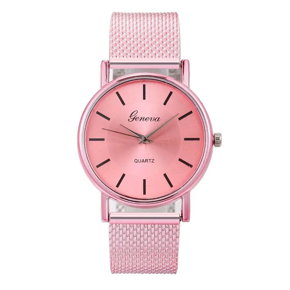 Fashion Watches Women 2022 Geneva Designer Ladies Watch Luxury Brand Diamond Quartz Rose Gold Wrist Watch Relogio Feminino