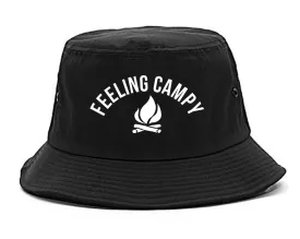 Feeling Campy Camp Fire Outdoor Mens Bucket Hat