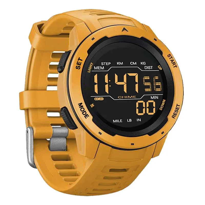 Findtime Men's Digital Watch Waterproof Pedometer Watches Sport Watch Military Watch with Stopwatch