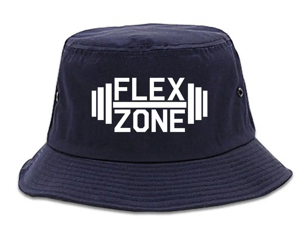 Flex Zone Fitness Gym Mens Bucket Hat