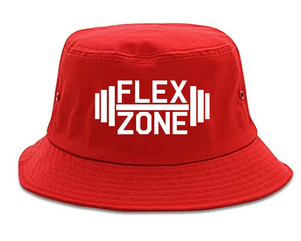 Flex Zone Fitness Gym Mens Bucket Hat