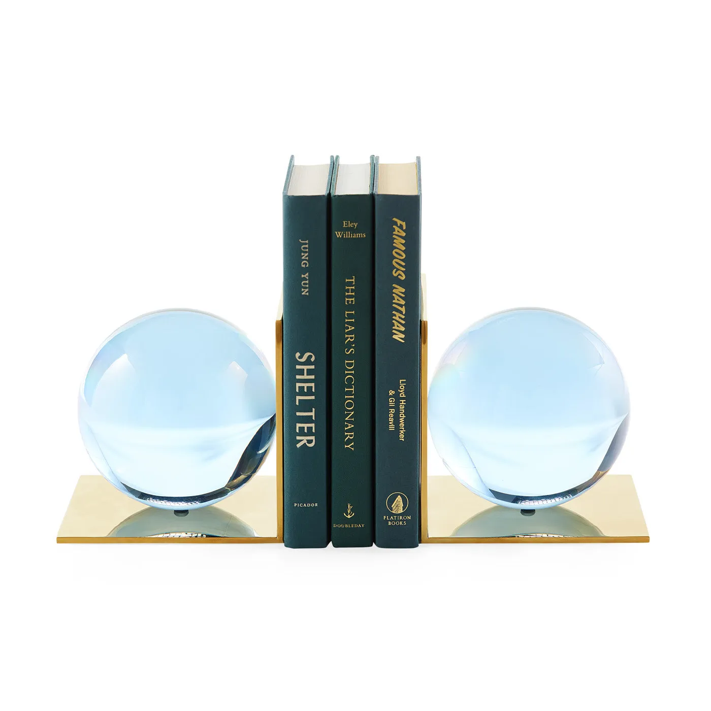 Globo Bookends