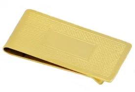 Gold Plated Stainless Steel Money Clip