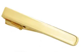 Gold Plated Stainless Steel Tie Clip