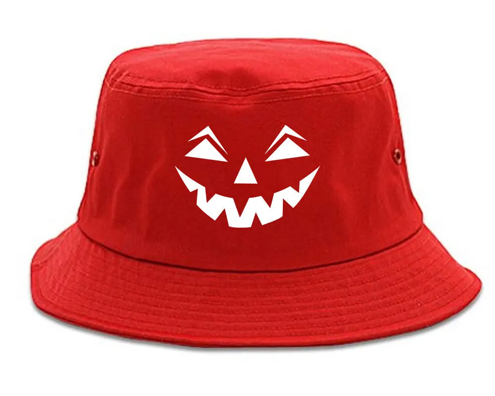 Jack-o-lantern Pumpkin Face Halloween Bucket Hat