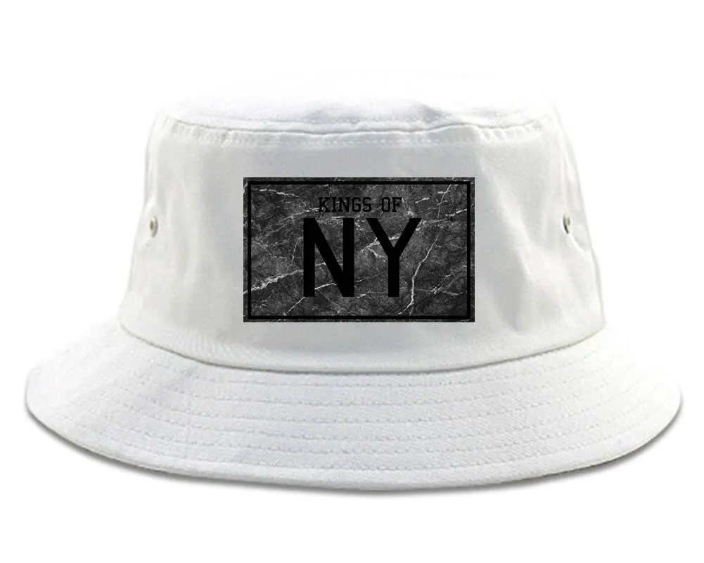 Kings Of NY Granite Print Bucket Hat