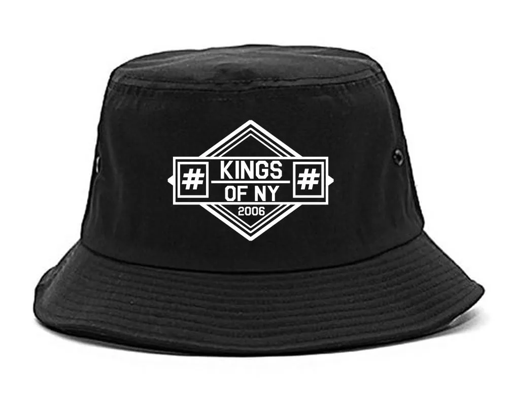 Kings Of NY Hashtag Logo Bucket Hat