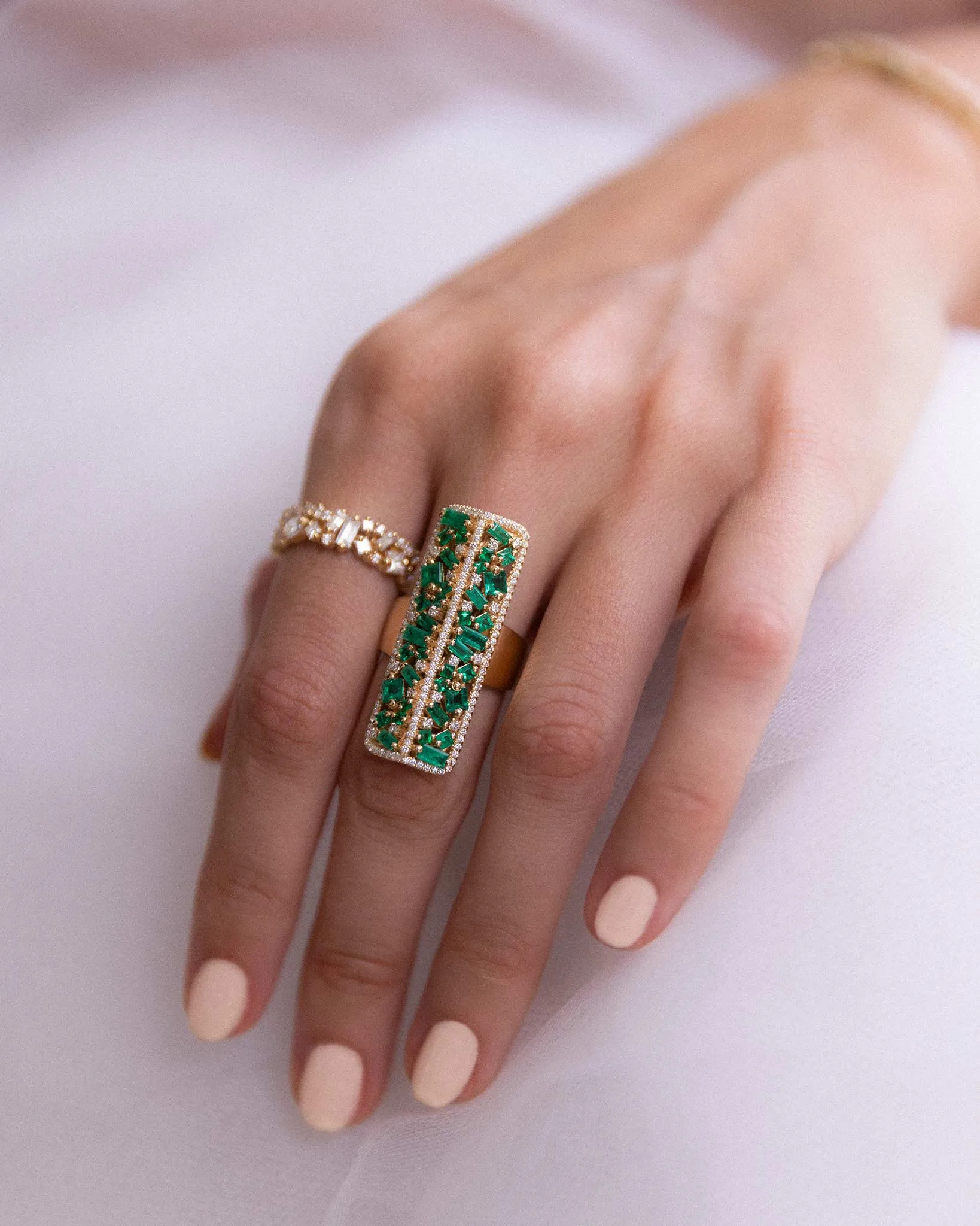 La Fantaisie Sunbeam Emerald Ring