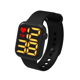 Latest New Generation Sports Digital Square Black Dial LED Watch (Assorted Colour and Strap Designs)