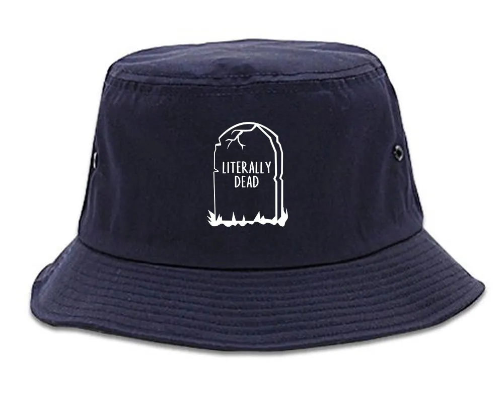 Literally Dead Halloween Mens Bucket Hat