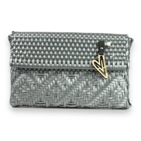 Maria Victoria | Glow Silver DI | Upcycled, Handwoven, Clutch