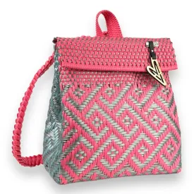 Maria Victoria | Selene BK | Upcycled, Handwoven, Backpack