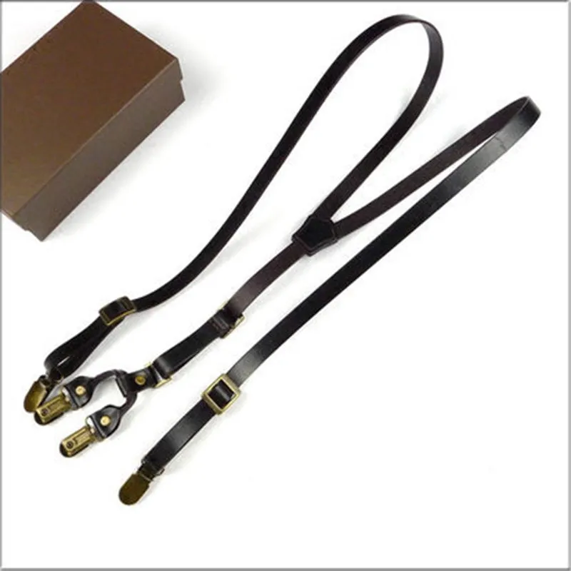 Mens Leather Suspenders,Fashion Suspenders,Birthday Gift