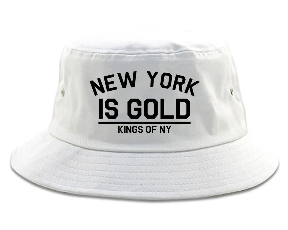 New York Is Gold Bucket Hat