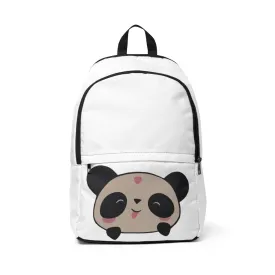 Panda Unisex Fabric Backpack