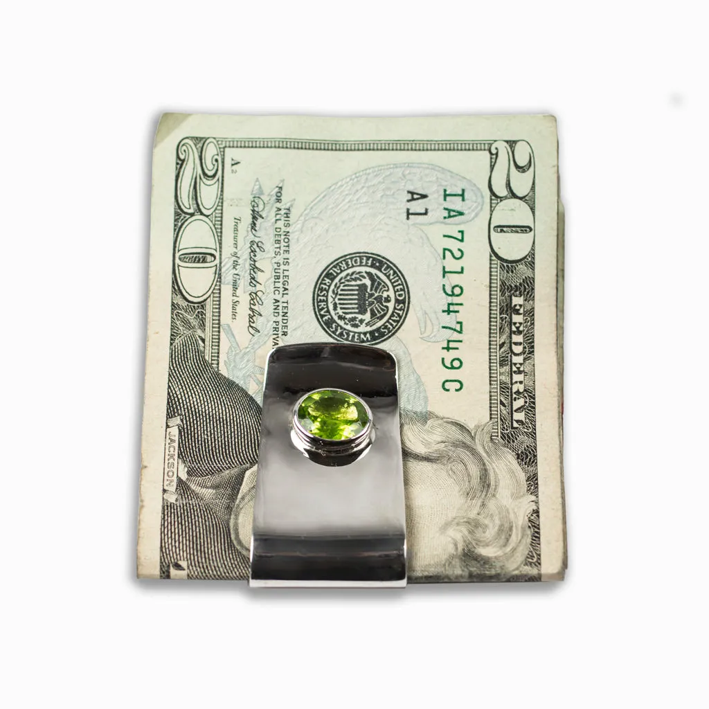 Peridot Money Clip