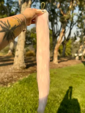 Pink & White Ombré Tail