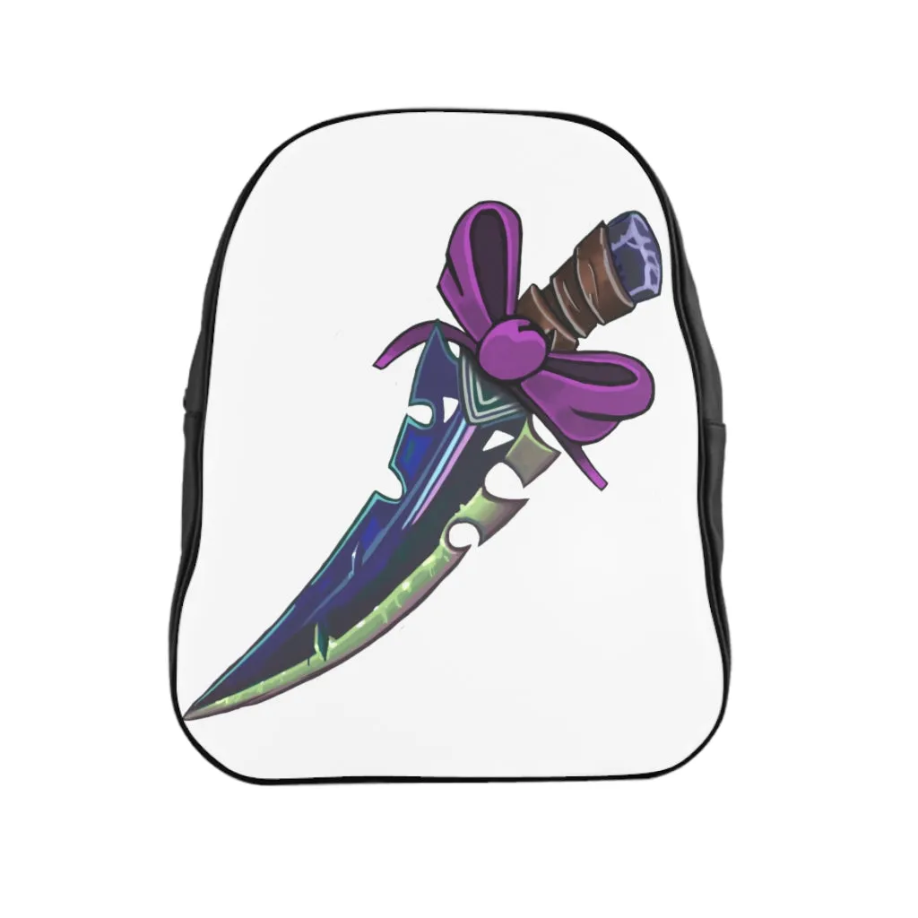 Pink Bow Sword School Backpack