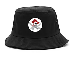 Pirate Captain And Swords Mens Bucket Hat