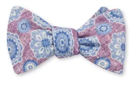 Purple Longwood Medallions Bow Tie - B5051