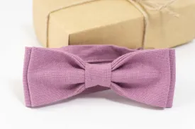 Purple wedding bow tie |  boys bow tie