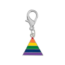 Rainbow Triangle Shaped Hanging Charms