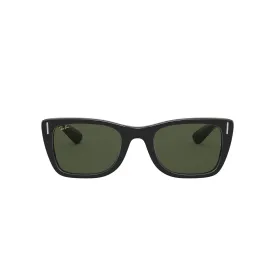 Ray Ban Polished Black Sunglasses with Green Classic Lenses-RB_2248_901/31_52mm