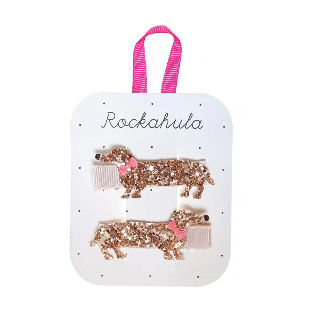 Rockahula Hair Clips Set Morris Sausage Dogs