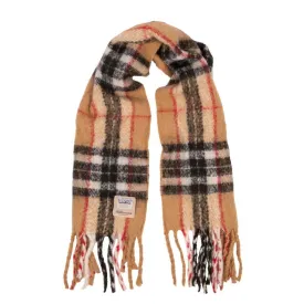 Soft Touch Tartan Mohair Look Blanket Scarf