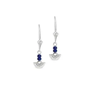 Suri silver drop earrings