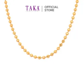 TAKA Jewellery 916 Gold Chain Beads